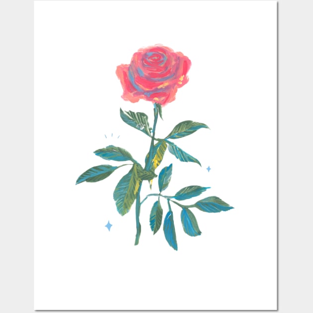 pastel rose Wall Art by erinkatearcher